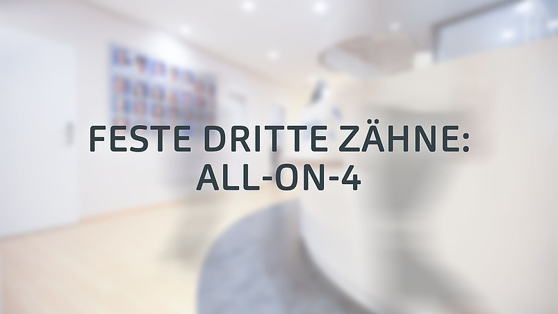 Feste Dritte Zähne: All-On-4